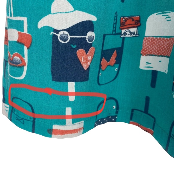 Next Girls Popsicle Cotton Sleeveless Dress - Size 3-4 yrs - Picture 7 of 7